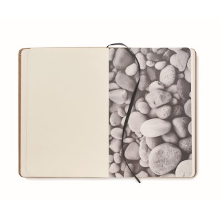 Libreta A5 cartón reciclado con hojas rayadas